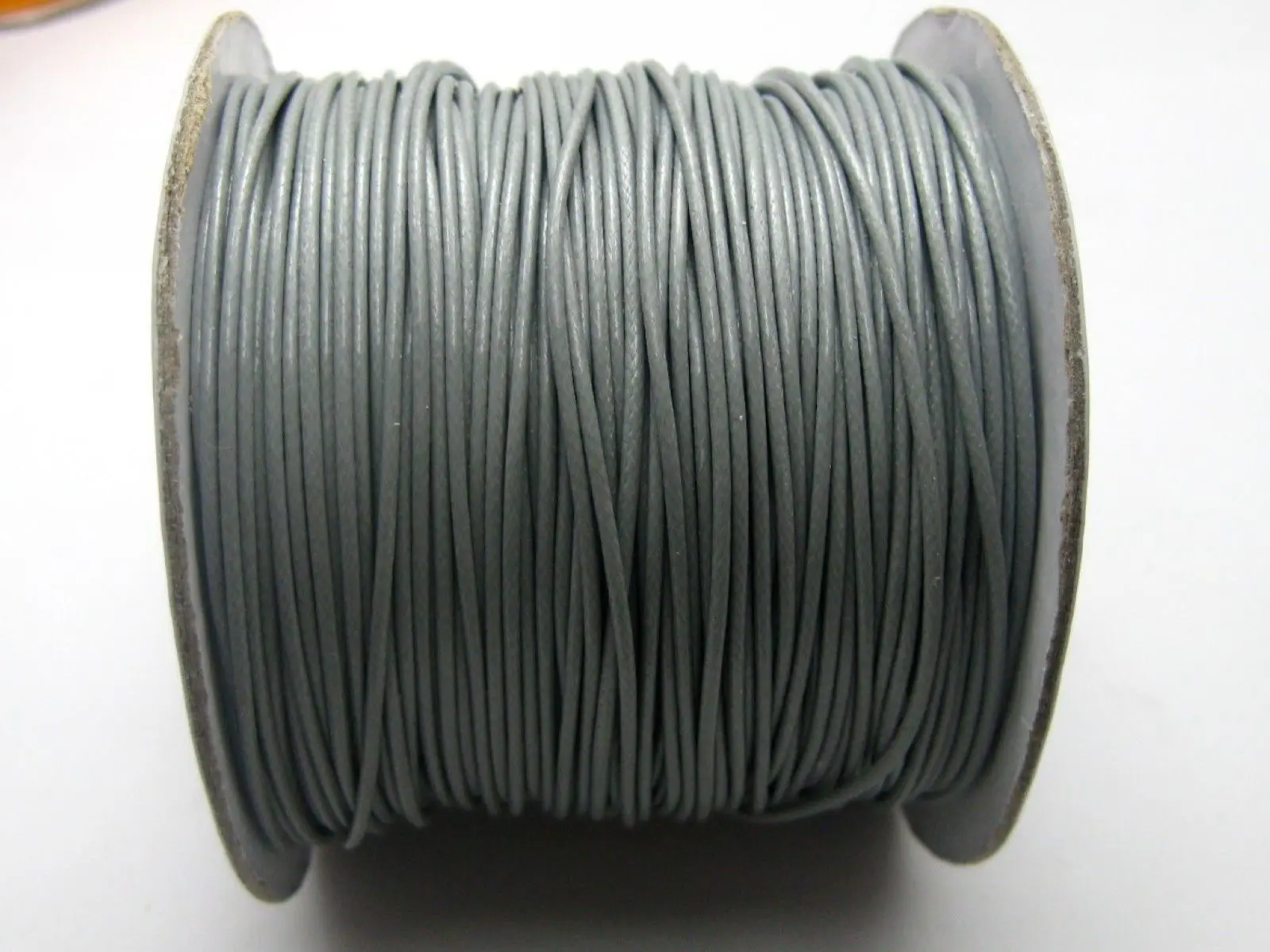 100 Yards Grey Korean Waxed Cord String Thread 1mm for Bracelet