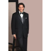 tuxedo for men suit classic suits 2 piece jacket pant custom made black formal wear dress for wedding