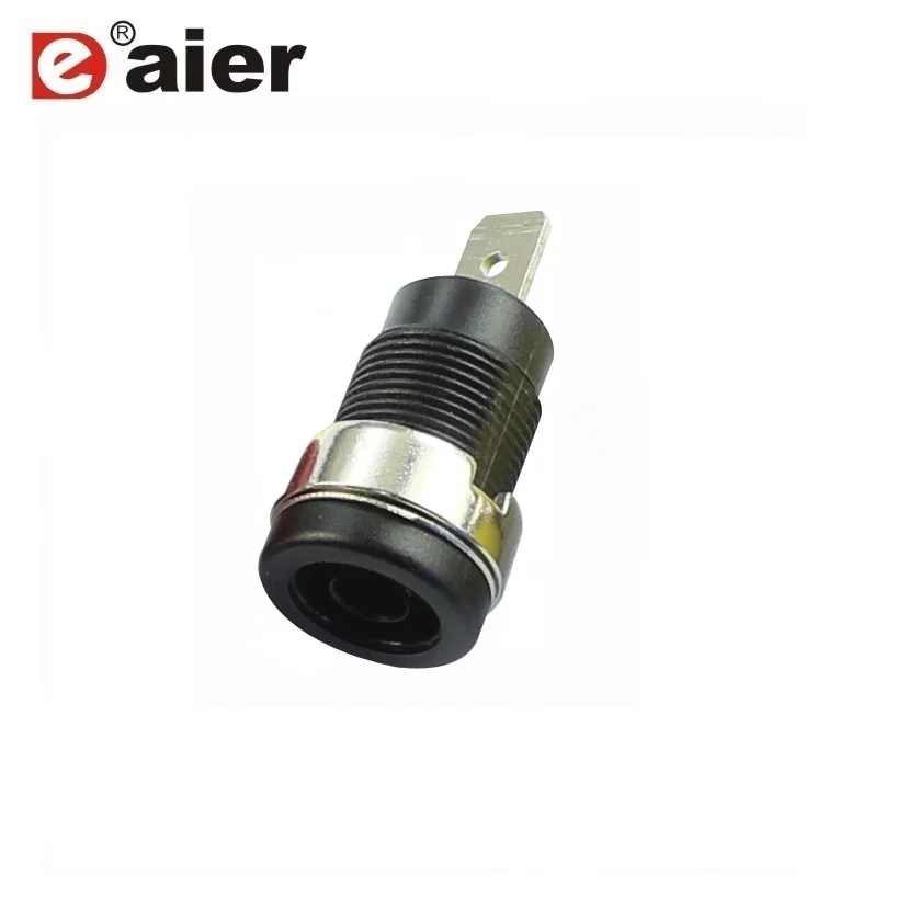 

10PCS Professional Protection Binding Post Panel Mount Flat Pin 4mm Banana Socket Plug Terminal Jack Plug