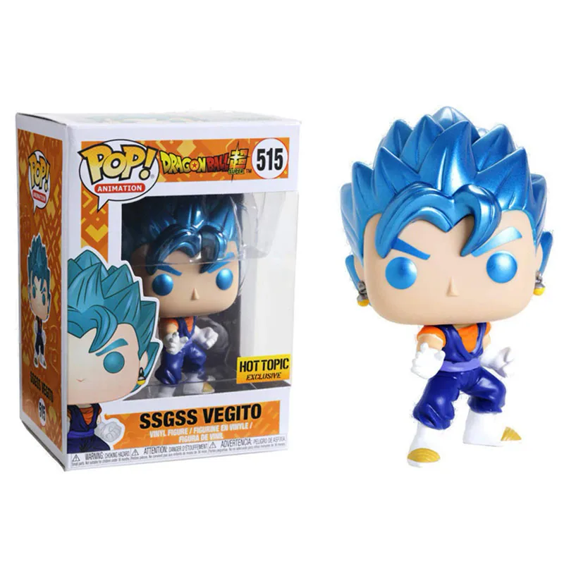 

FUNKO POP Dragon Ball Z SSGSS VEGITO Vinyl Figures Collection Model Cartoon Action Toys & Figure Doll Toys for Children #515