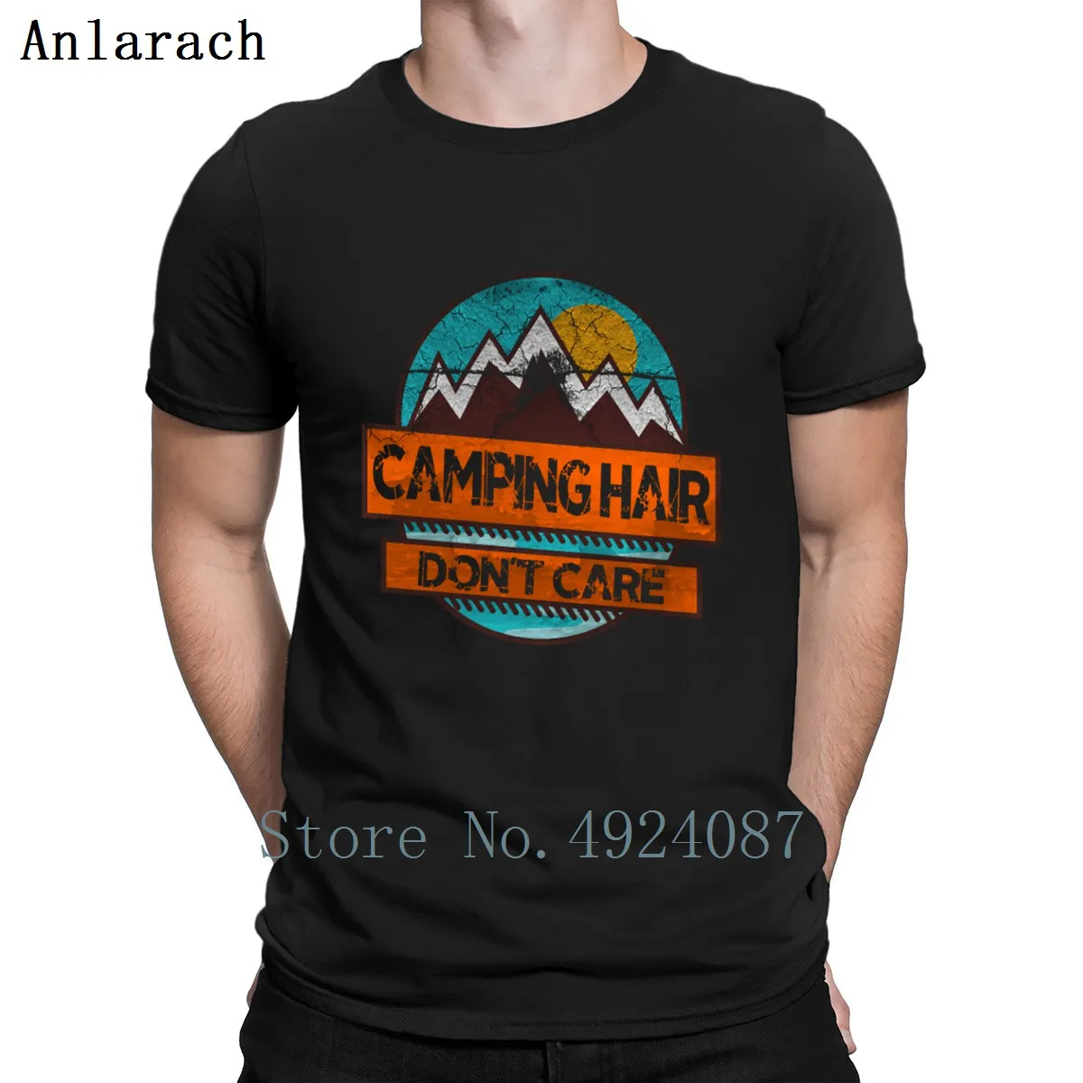 Забавная рубашка Campers футболка для кемпинга с волосами трендовая летняя