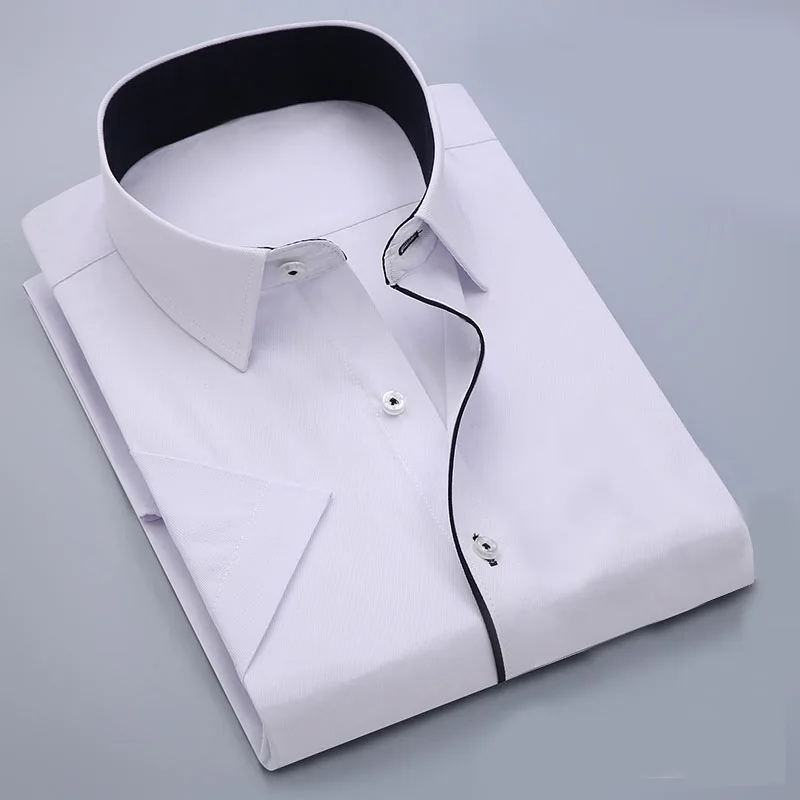 MFERLIER весна лето мужские рубашки 5XL 6XL 7XL 8XL 9XL 10XL большие размеры Бюст 168 см плюс размер рубашки мужские 10 цветов