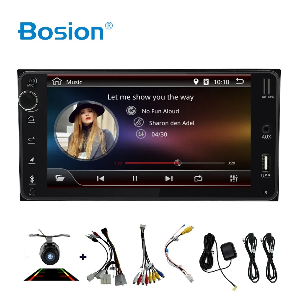 

Android 7.1 Quad 4 Core CPU 2 DIN Universal Radio Car DVD GPS stereo For Toyota Corolla Camry Prado RAV4 Hilux VIOS free camera