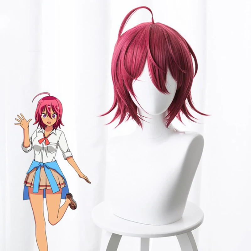 Anime We Never Learn Cosplay Wigs Uruka Takemoto Synthetic Wig Hair Halloween Party Bokutachi wa Benkyou ga Dekinai | Тематическая