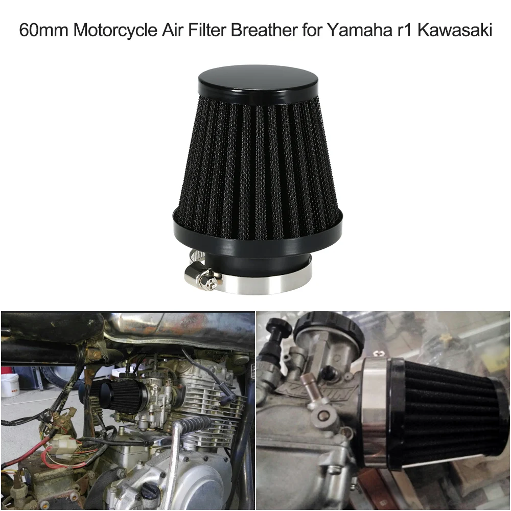 Мотоциклетный воздушный фильтр 35 мм/39 мм/48 мм/54 мм/60 мм для Yamaha r1 Kawasaki Suzuki Honda Shodow