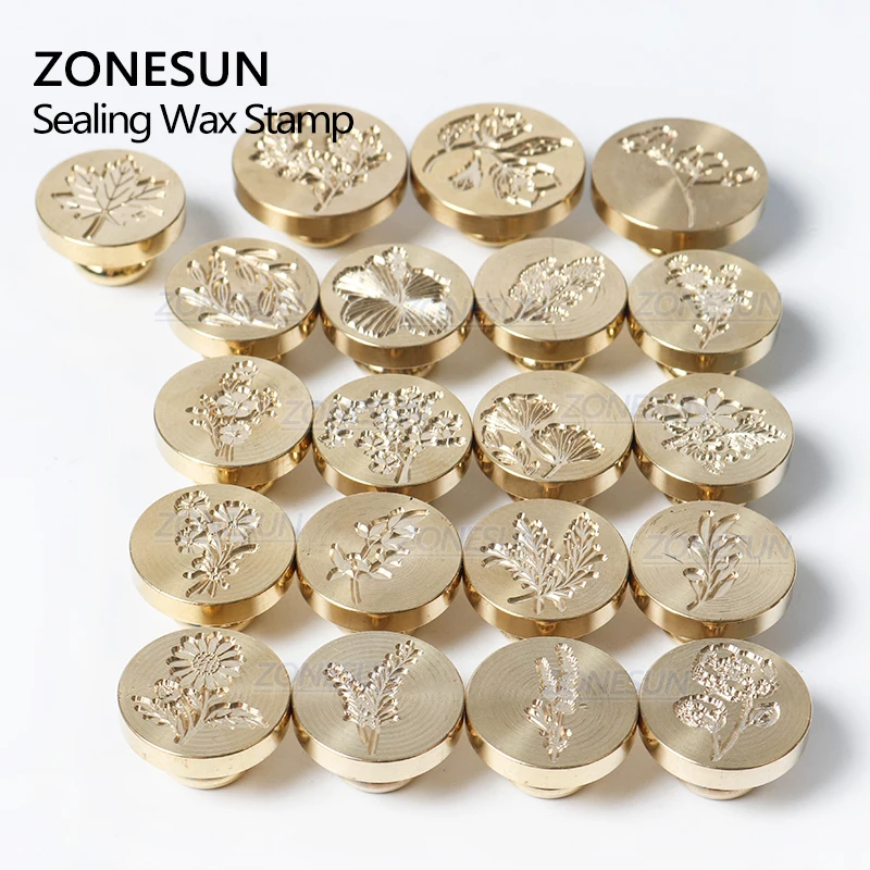 ZONESUN специальная печать штамп с деревянной ручкой для упаковки подарков