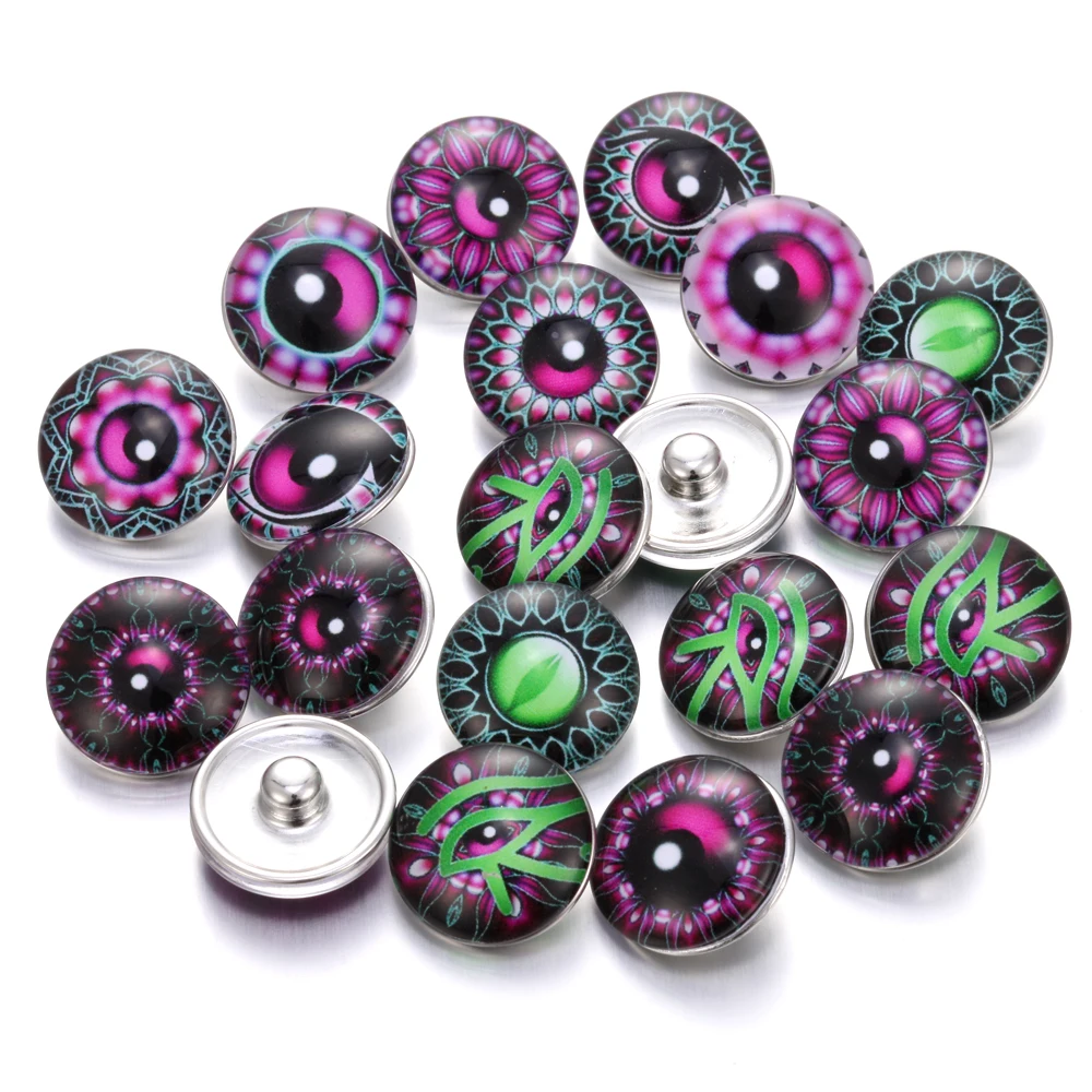 10 шт./лот новые стеклянные оснастки для ювелирных изделий смешанные красивые