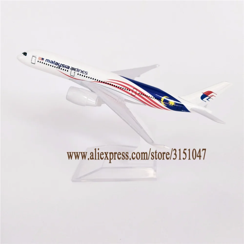 Новая модель самолета из сплава металла воздушная Малайзия Airlines Airbus 350 A350 Airways