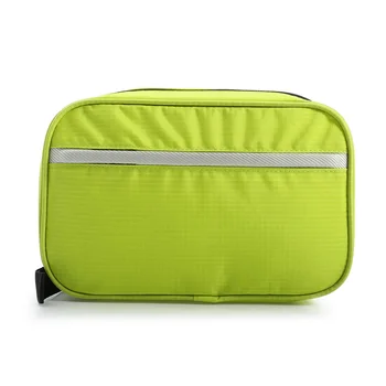 

3L Portable Outdoor Travel Nylon Storage Bag Makeup Washing Pouch with Hook (Green)