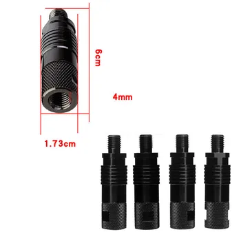

4pcs All metal quick Fishing rod alarm adapter Quick connect alarms and brackets European library fishing sea bream accessories