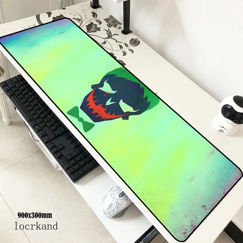 Игровой коврик для мыши Joker 900x300x3 мм большой цветной аксессуары ноутбука и ПК