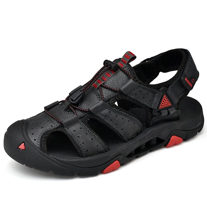 

EUDILOVE Outdoor Flats Water Shoes Couple Footwear Summer Men Beach Shoes 38-45 Breathable Light Weight Casual Shoes 5JD2031