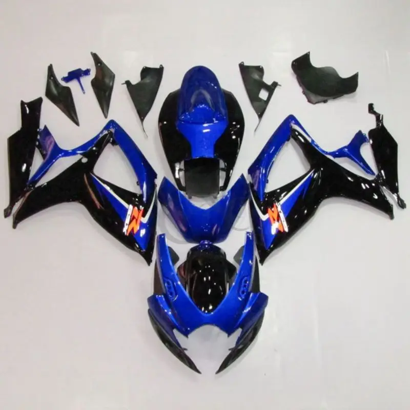 Синий ABS пластик кузова обтекатель обтекатель Комплект для Suzuki GSXR 600 750 06-07 K6, который 21Б Синий ABS пластик кузова обтекатель обтекатель Комплект для Suzuki GSXR 600 750 06-07 K6, который 21Б