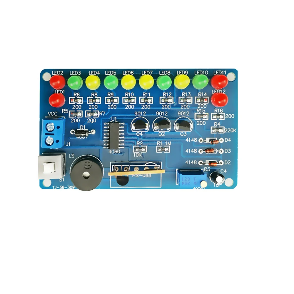 Электронный набор для самостоятельной сборки музыкальная схема светодиодный мигающий модуль электронные компоненты