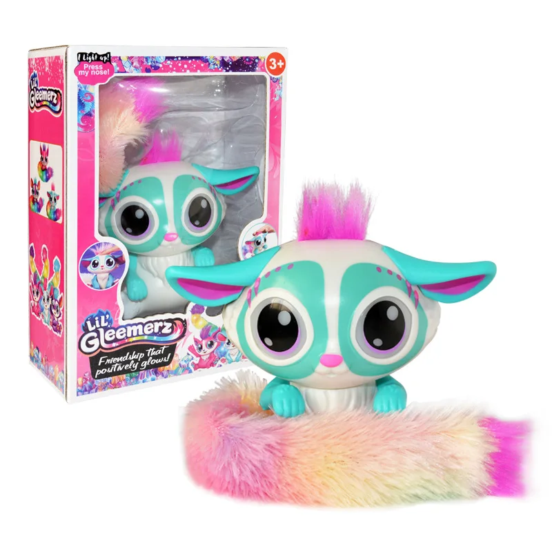 Lil Gleemerz Acousto optic Touch Pet Magic color Tail Fox забавная модель игрушки Детские интерактивные