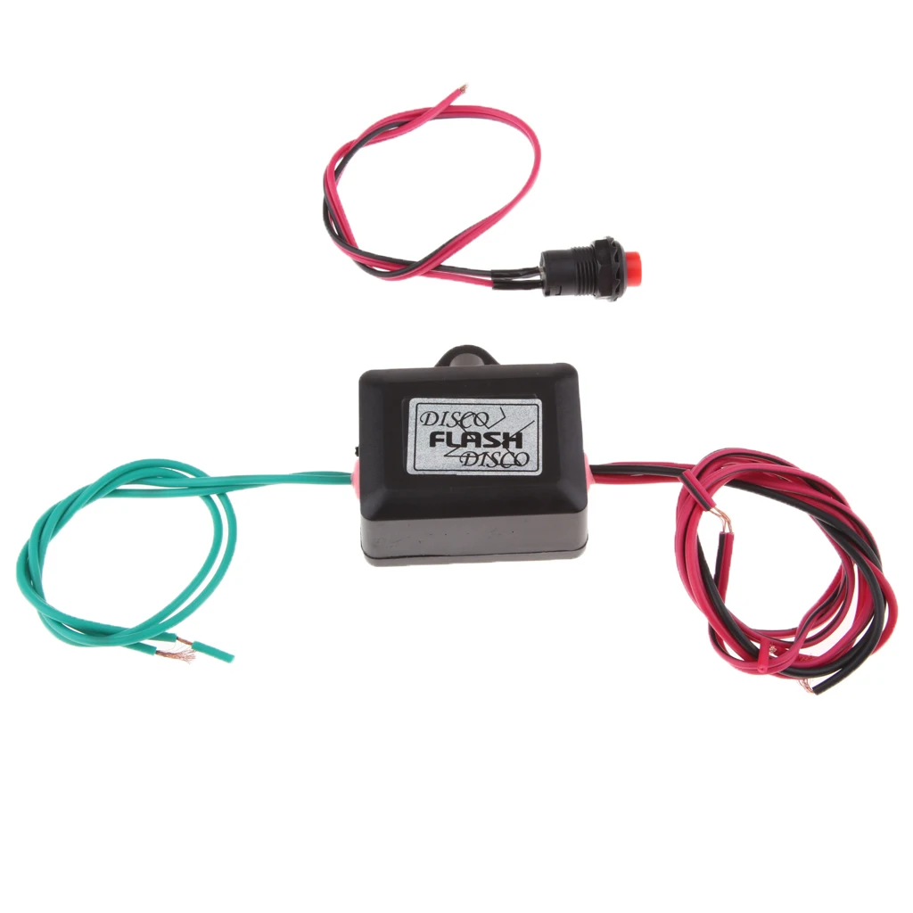 

Scooter Motorcycle Push Button Switch Flash Relay for Turn Signal Flashing Turn Signal Flashing Relay Button Switch