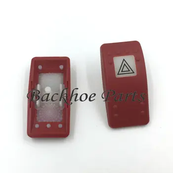

2 PCS 701/58821 701-58821 Hazard Switch Decal fits JCB Backhoe Loader