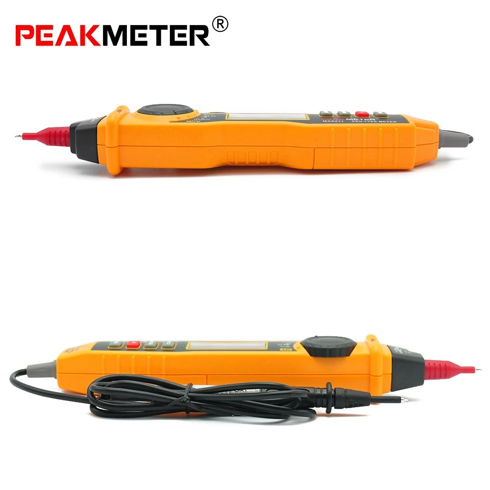 

PEAKMETER MS8211 Pen Type Digital Multimeter Multifunction Multimeters with NCV Current Voltage Resistance Diode multimetro