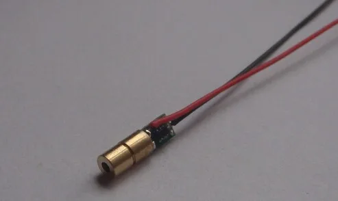 Ультра-маленький диаметр 4 мм, 1 мВт 650 нм миниатюрные красные лазерные модули точечные лазерные головки позиционирования света