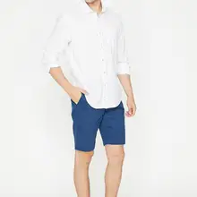 Koton мужские темно-синие шорты с карманами 8YAM41589KW