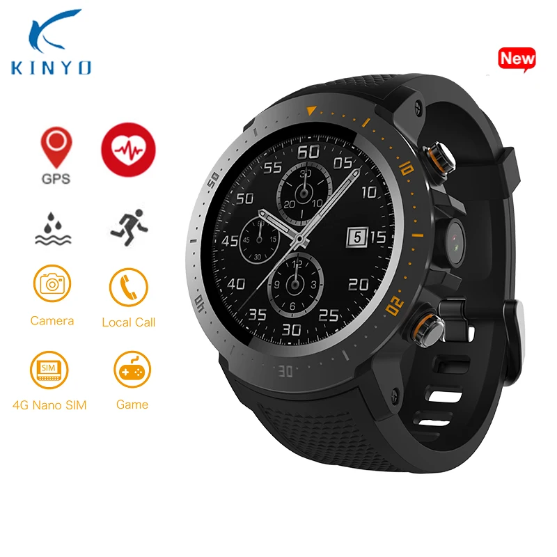 Смарт часы мужские 4G Android GPS Wi Fi микрофон MT6739 1 + 16 ГБ 3 Гц 39 дюйма 530 мАч|Смарт-часы| |