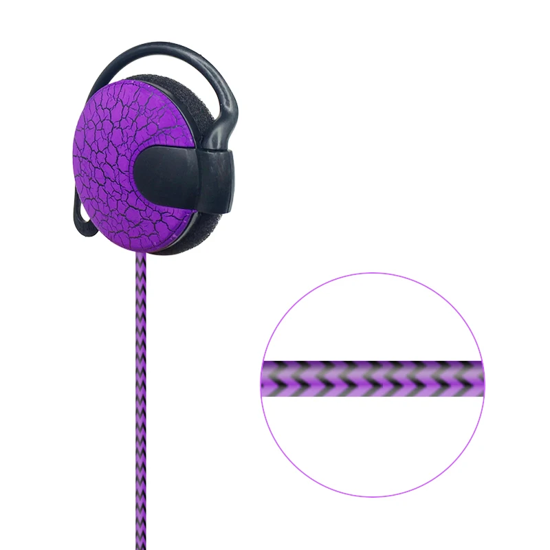 

Sport Crack Headphones Stereo HiFi EarHook Earphone 3.5mm Headset For Mp3 Player Computer Mobile Telephone Earphone for android