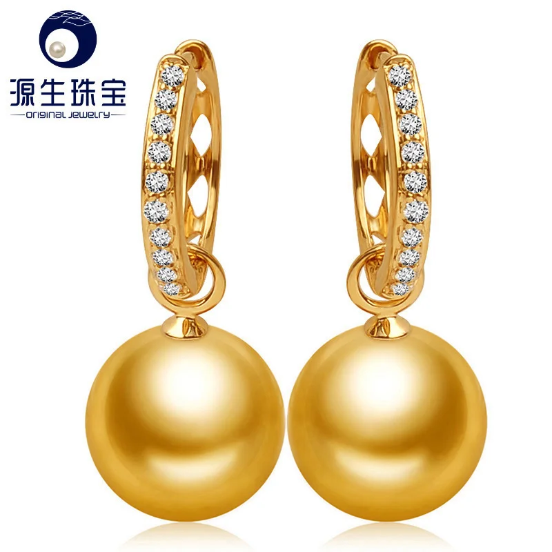 

[YS] Hot Sale Fashion Earring 10-11mm AAA Quality South sea Pearl Drop Earrings