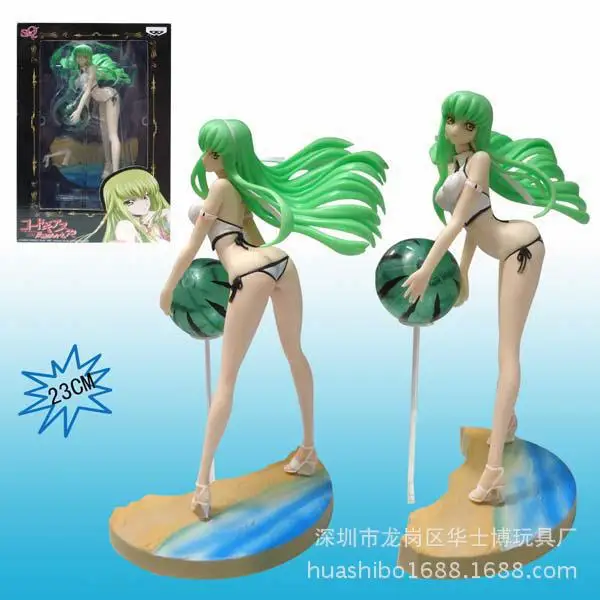 Code Geass CC 23cm Sexy Character Action Figures PVC brinquedos Collection Figures toys for christmas gift with retail box Code Geass CC 23cm Sexy Character Action Figures PVC brinquedos Collection Figures toys for christmas gift with retail box