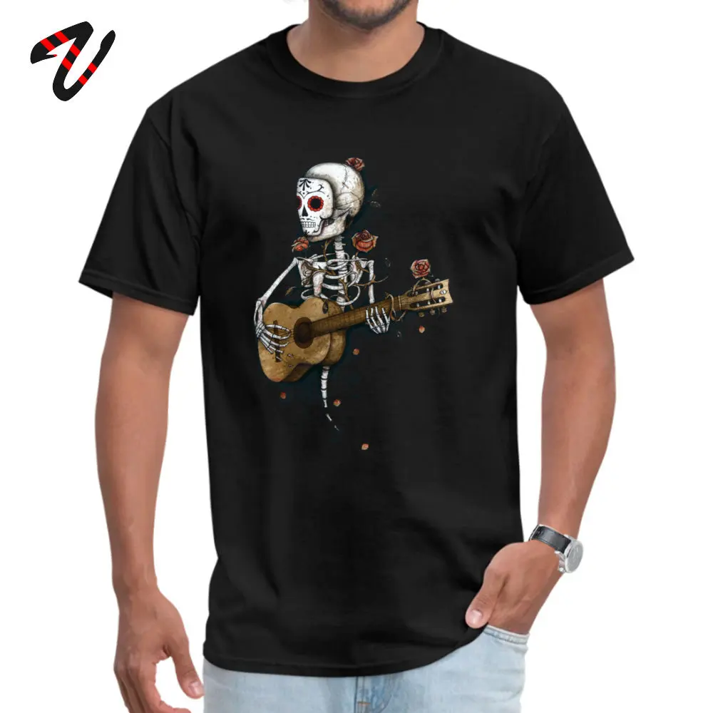 Birthday Fitness Tight Father Day Cotton Fabric O-Neck Men's Tops & Tees Casual Tees Prevailing Short Sleeve Top T-shirts Calaca Shirt for light shirts 1768 black