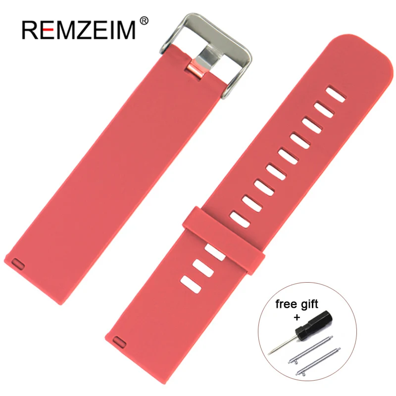 

Silicone Switch Ear Watchband Watch Strap For 18mm 20mm 22mm 24mm Men Women Replacement Waterproof Fashion Straps Correa Reloj
