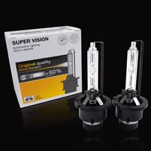 MGTV LUZ 2 pcs D1S, D1R, D2S, D2R, D3S, D3R, D4S, D4R HID Xenon Lâmpada Do Farol Do Carro 4300 k, 6000 k, 8000 k, CBI bulbo da lâmpada com caixa de cor