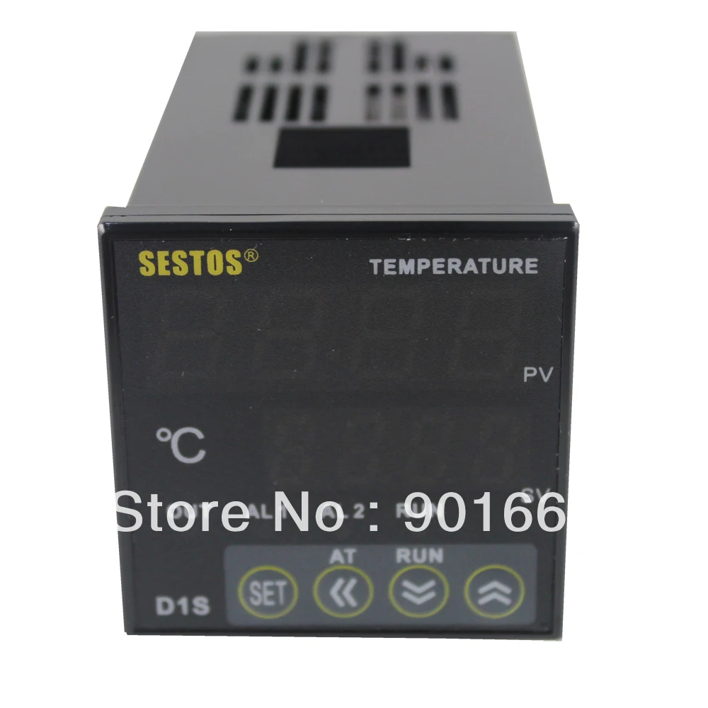 

Sestos Dual Digital PID AC/DC 12-24V Temperature Controller SSR Relay Output D1S