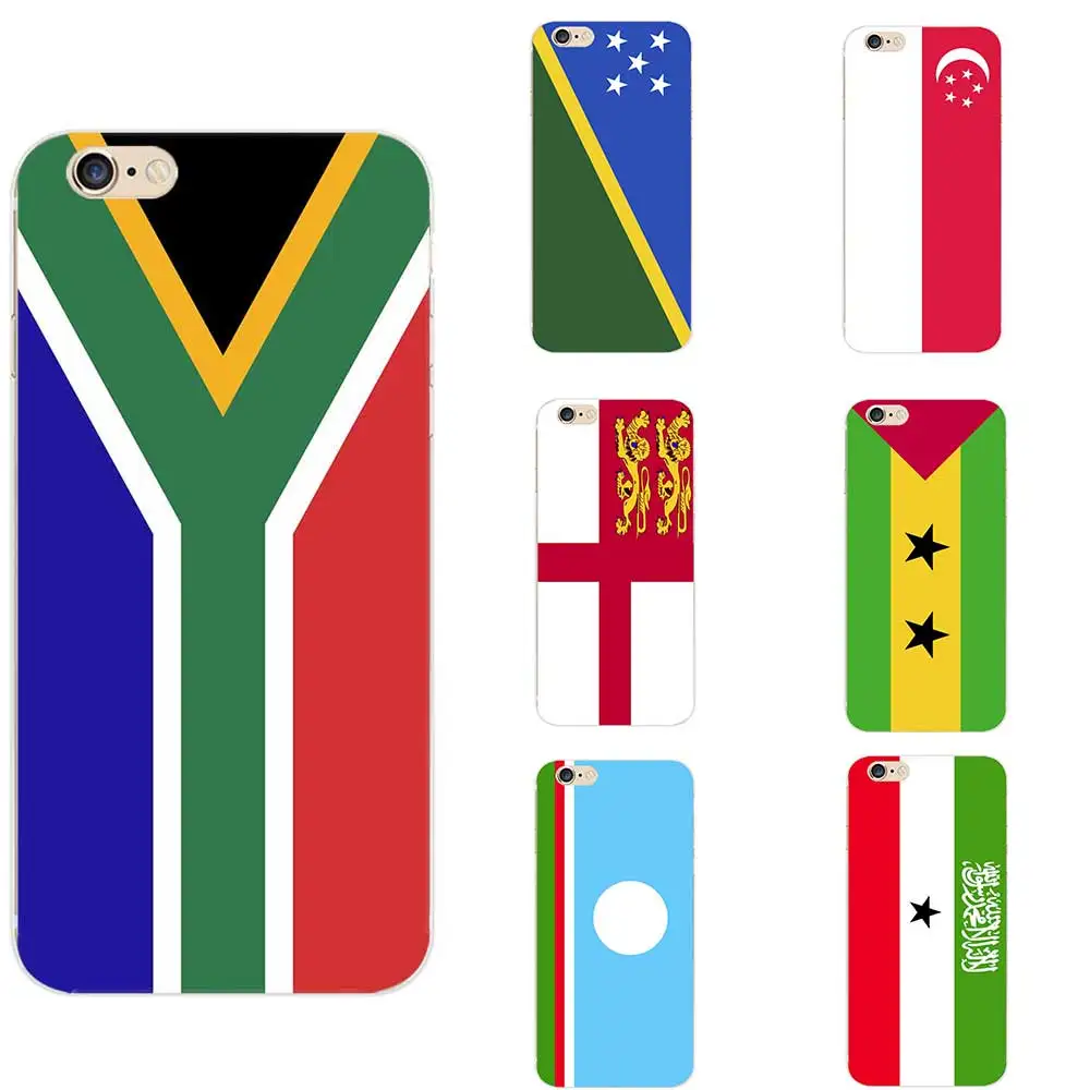 Sakha Republic Sao Tome And Principe Sark Singapore Solomon Islands Somaliland South Africa National Flag Theme Tpu Phone Cases Fitted Cases Aliexpress