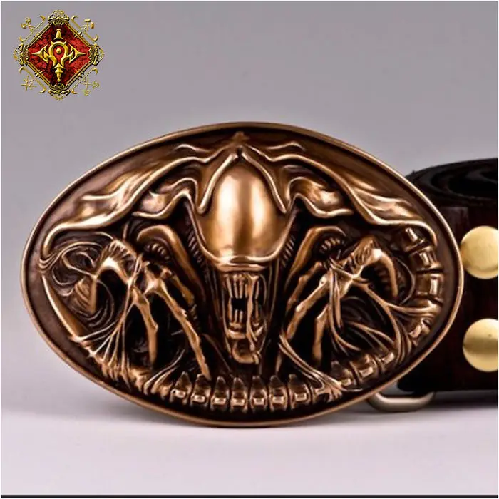 OGRM Alien Predator Horder Orc Tyrael Terminator бронзовая Пряжка с ремнем|buckle apparel|buckles for dog collarsdragon black |