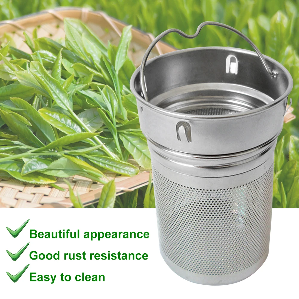 

Filter Drinking Spice Hiking Non-rust Two Mesh Home Laser Hole Tea Infusers Cup Bottle Office Tea Strainer Stainless Steel