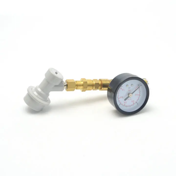

Adjustable Pressure Relief Valve with Guage, with Ball Lock Adjustable Pressure Valve w/Gauge