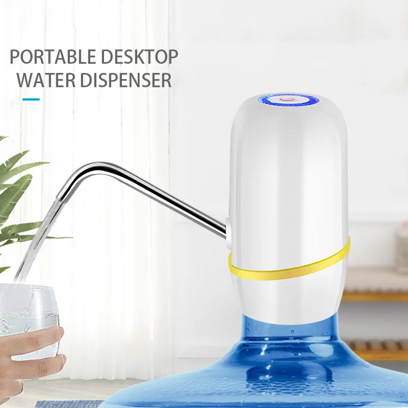 【HEMIWIN】USB Charging Portable Water Dispenser Smart Drinking Water Electric Water Pump Bottle