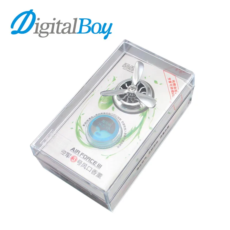 

Digitalboy New Air Freshener Air Conditioner Outlet Vent Clip Mini Fan Aircraft Head Perfume Fragrance Scent Lemon Essential Oil