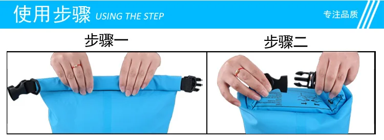 ZYJ Waterproof Swimming Beach Dry Bags 3L 5L 10L 15L 20L 30L Drifting Rafting Canoe Travel Kit Bag Backpack Pouch (5)