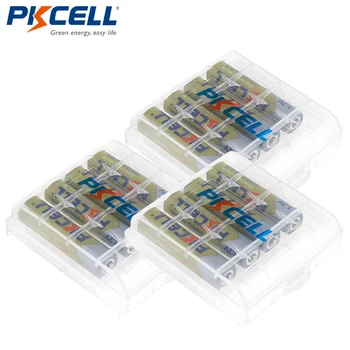 

12pcs PKCELL 1.2v NIMH AAA 3A 1000mah Rechargeable Battery ni-mh batteries +3pcs Battery Boxes For AAA / AA Battery