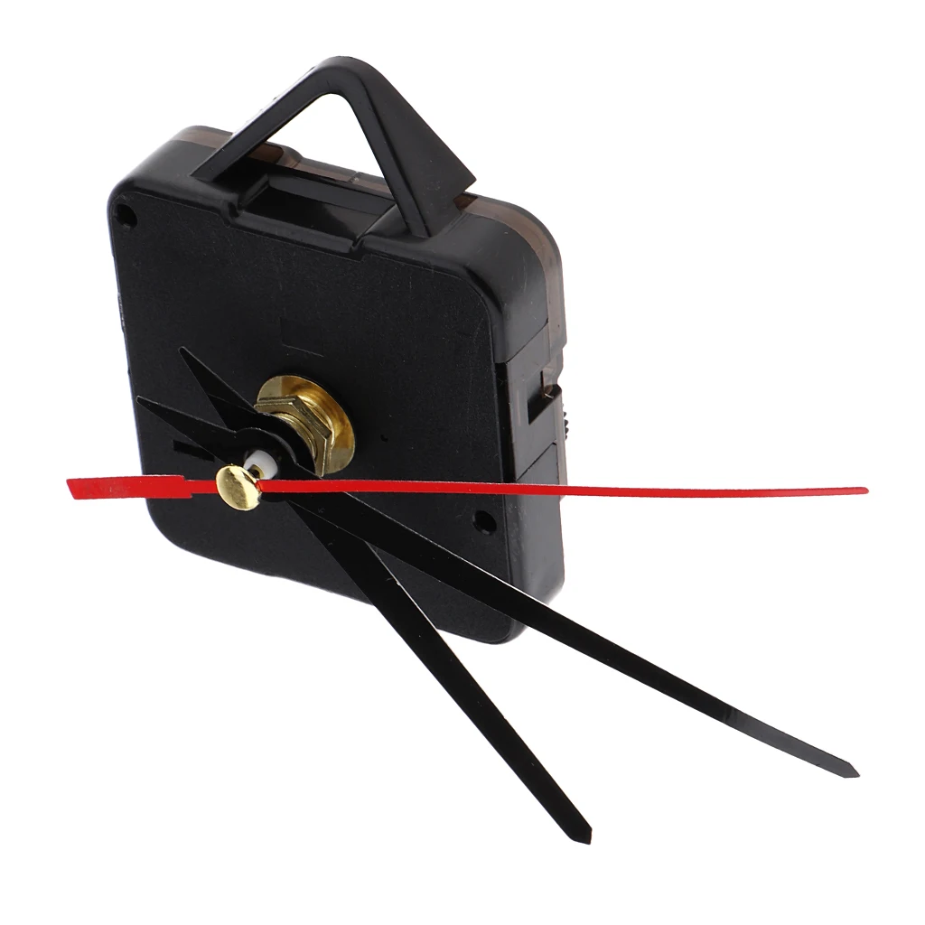 Include Time Hands Quartz DIY Wall Clock Movement Mechanism Battery Operated DIY Repair Parts Replacement(Including Pointers)