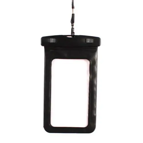 Универсальный плавательный водостойкая подводная сумка для телефона сумка-чехол из ПВХ сухой Чехол дрейфующее плавание чехлы для телефонов - Цвет: black