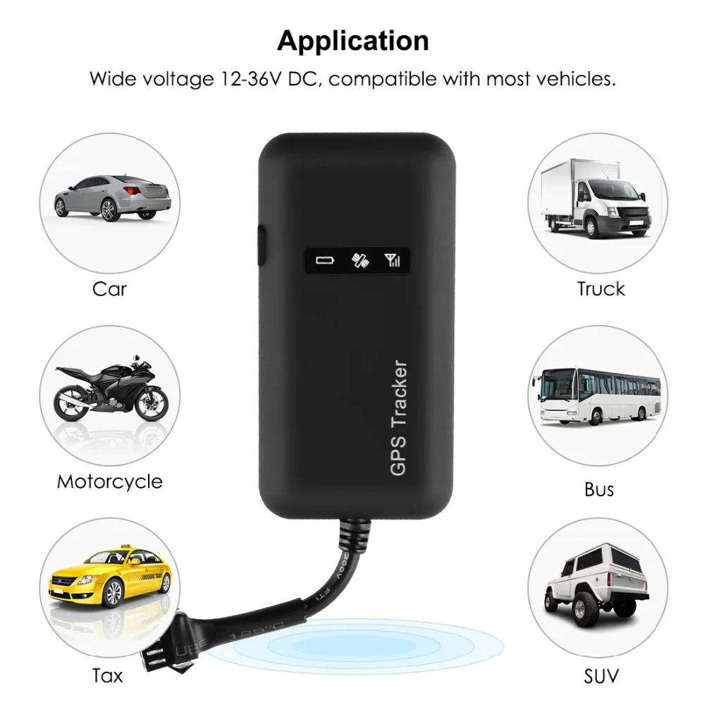GSM мини GPS локатор для мотоцикла трекер GPRS автомобильный противоугонная система