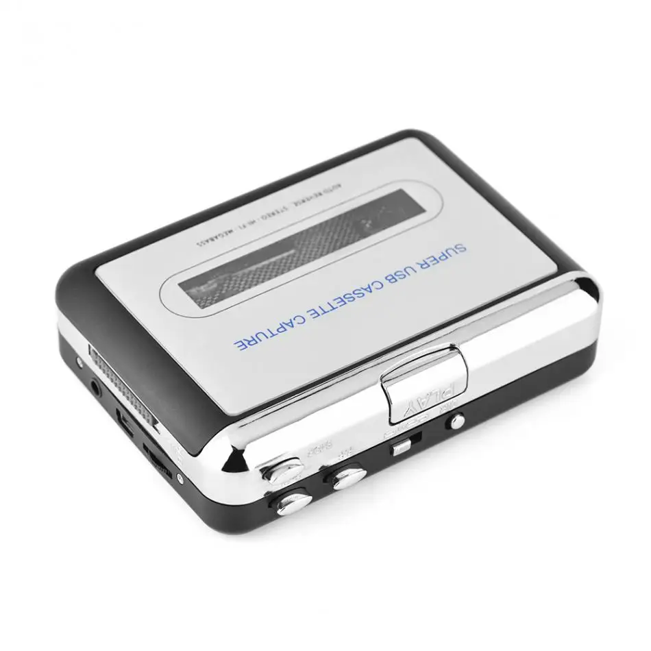 USB Кассетная лента для ПК MP3 CD коммутатор конвертер захвата аудио музыкальный плеер с наушниками