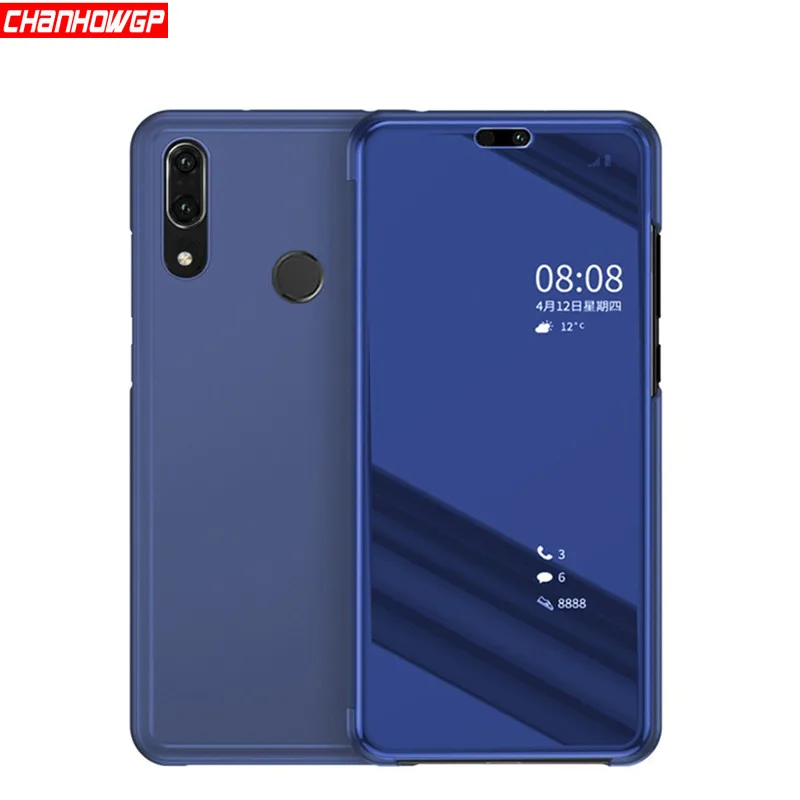 Прозрачный умный чехол Mirrior для Huawei P Smart пленка Plus FIG LX2 LX3 Psmart 2019 Plus|Бамперы| |