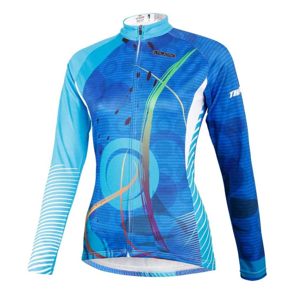 2016 new ILpaladino long sleeve women cycling clothing blue cycling