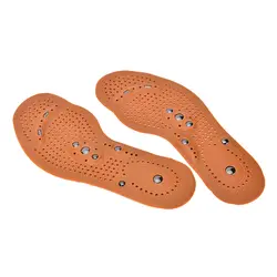 1 пара магнитотерапия магнит стельки Для мужчин/Женская обувь комфорта колодки дышащие туфли-лодочки стельки размеры 35–43