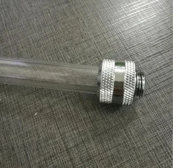 

GKD B-HTJ-L Siliver Color fittings nozzle G1/4 thread suit OD14mm Acrylic tube pipe or metal tube pipe