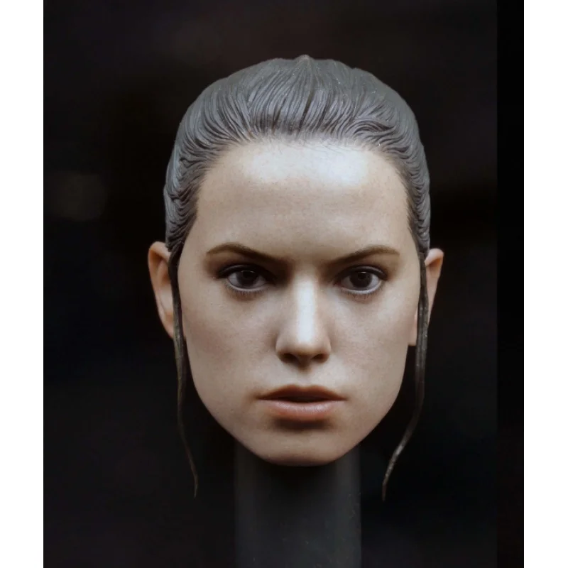 

1/6 Scale Daisy Ridley Rey Head Sculpt DIY Model Toys Head Carving for 12''Action Figures Bodies DIY