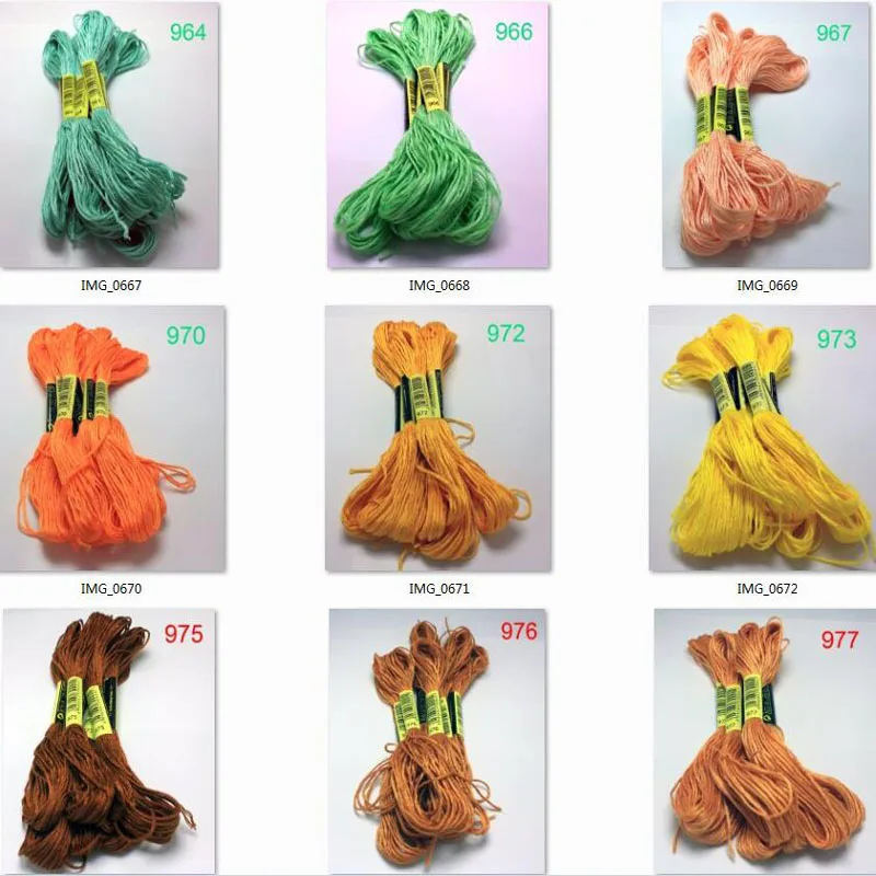 10 pieces cross stitch threads / cross stitch embroidery thread / Custom threads colors 08|Floss| | - AliExpress